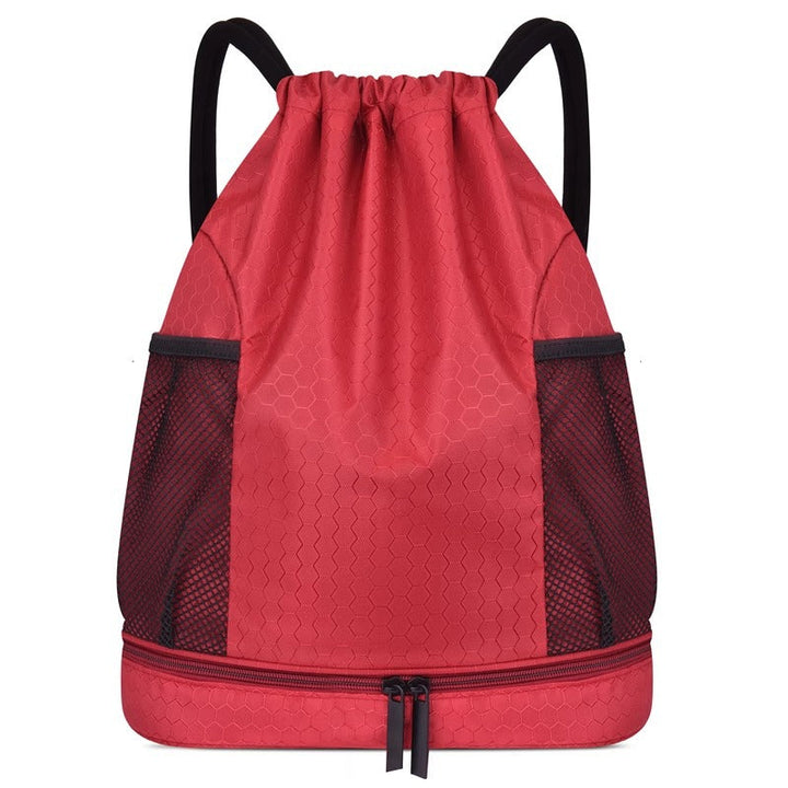 Lightweight Hexagonal Pattern Drawstring Backpack Kalsten