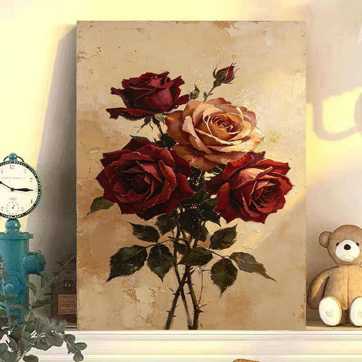 Vintage Floral Canvas Artwork Kalsten