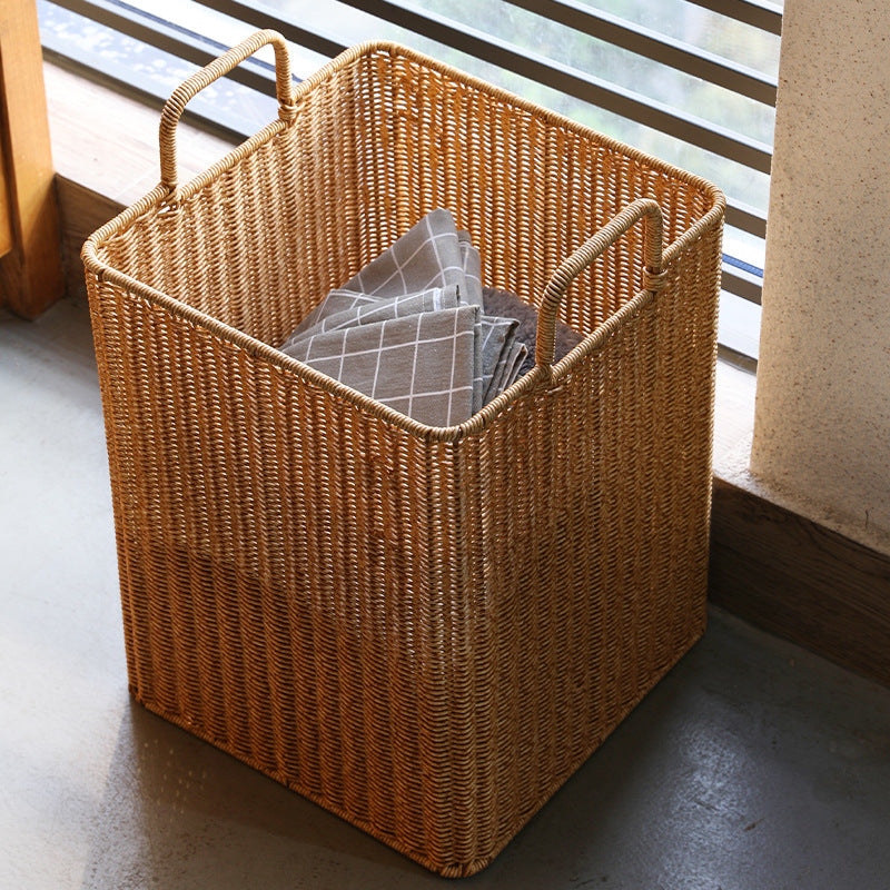 Handwoven Storage Bin with Sturdy Handles Kalsten