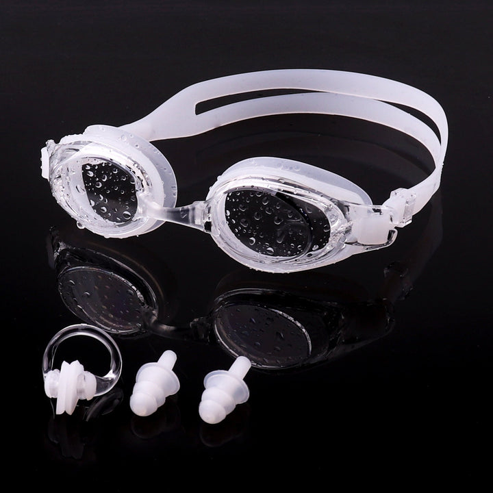 Swimming goggles with integrated ear protection and anti-fog Kalsten
