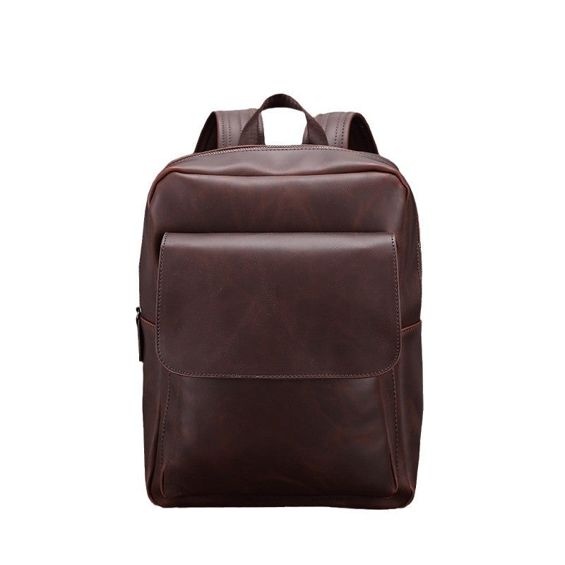 Elegant Backpack Made of High-Quality Faux Leather with Multifunctional Compartments Kalsten
