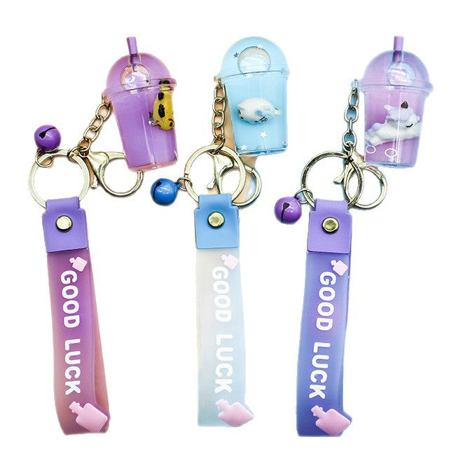 Unisex keychain with decorative cocktail design Kalsten