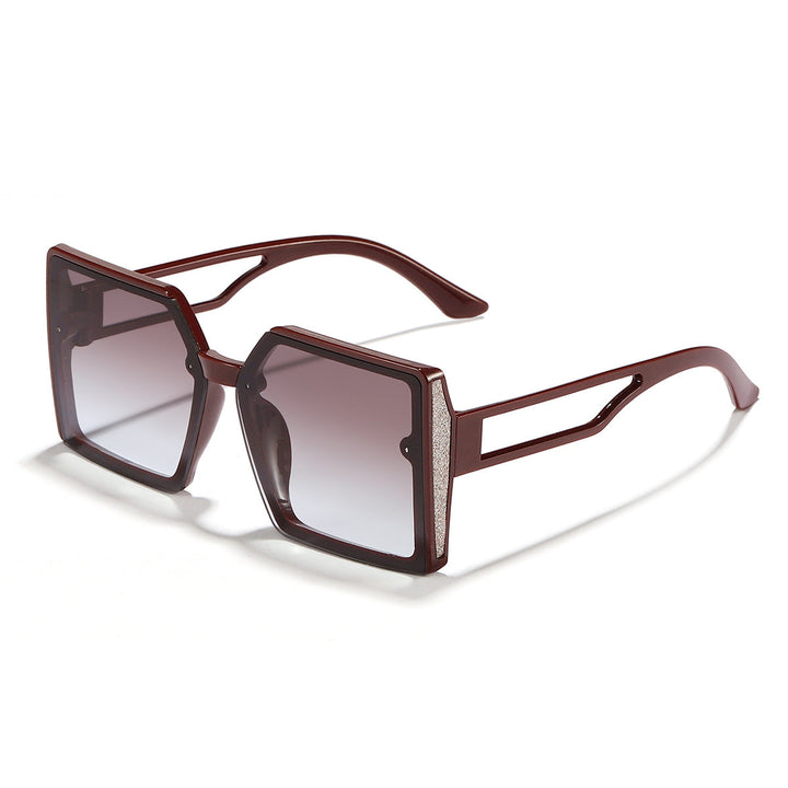 Women's sunglasses with unique square frame and sparkling accent Kalsten