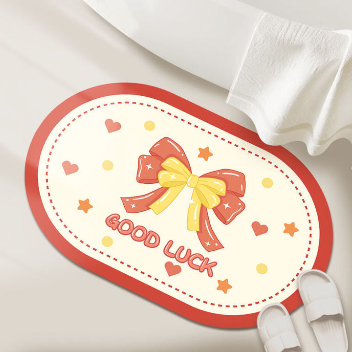 Decorative Bath Mat Kalsten
