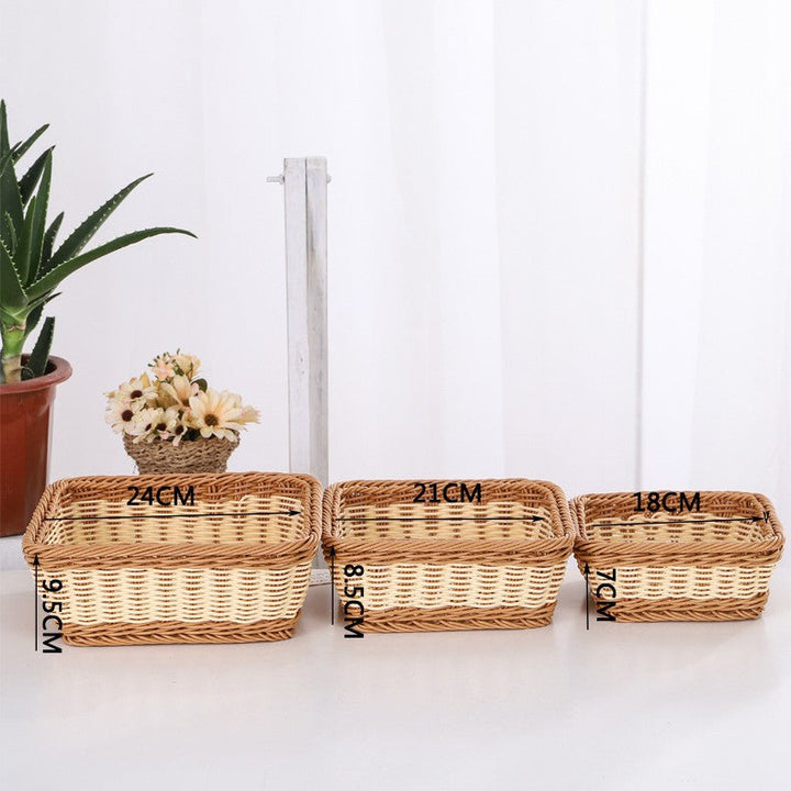 Unisex storage baskets made of woven material Kalsten