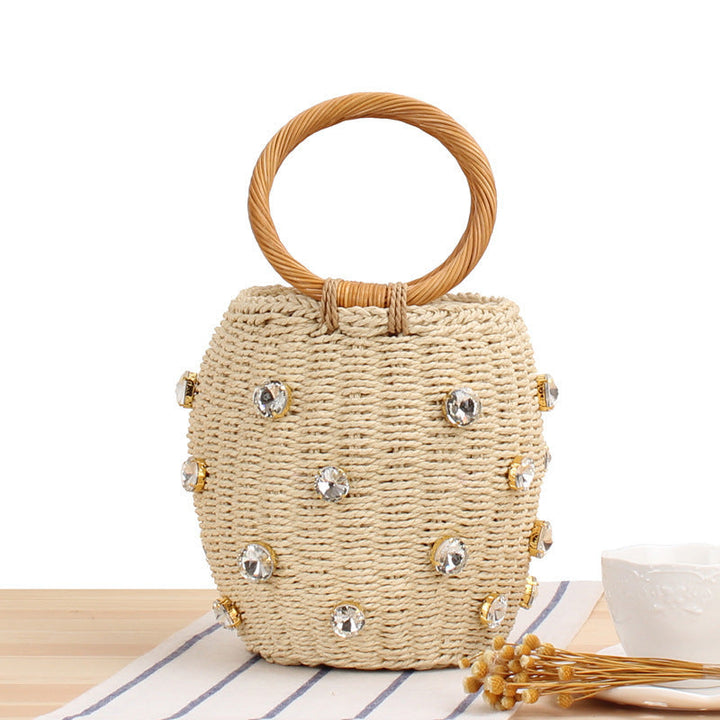 Handbag with crystal accents Kalsten