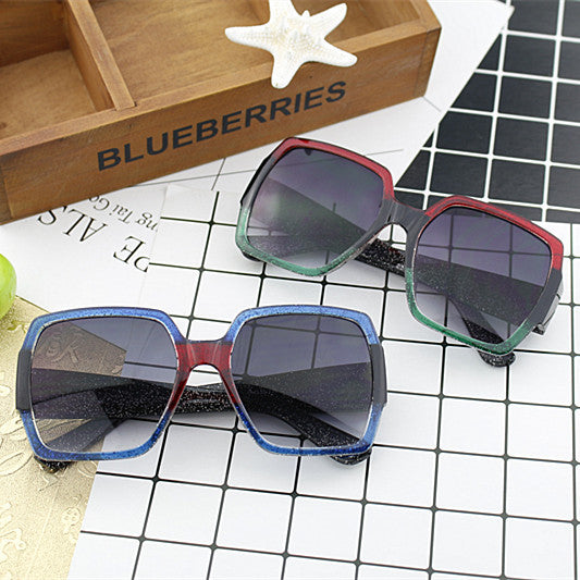 Ladies extravagant square sunglasses with unique design Kalsten