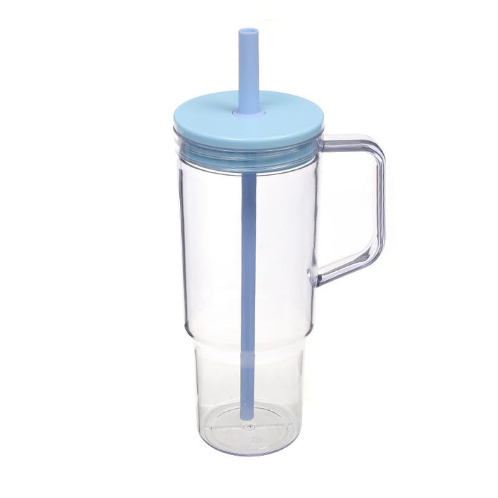Women's creative drinking cup with retractable straw and non-slip handle Kalsten