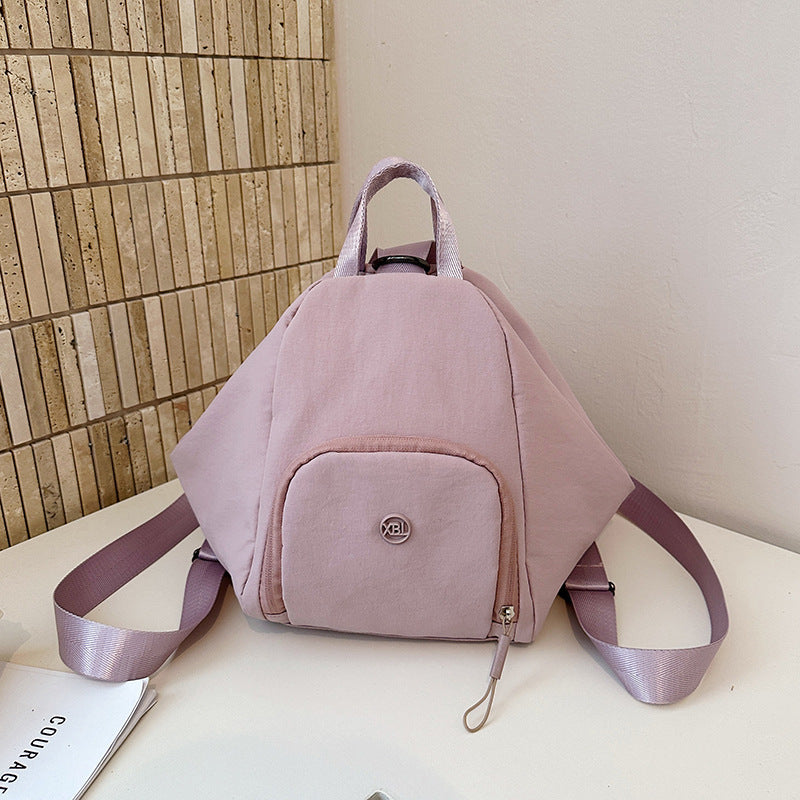 Modern Triangle-Shaped Utility School Backpack