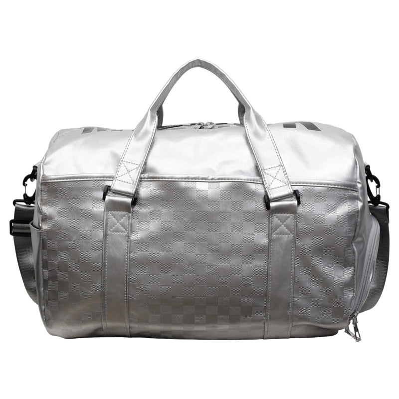 Sporty travel bag with water-repellent outer material and extensive interior organization Kalsten