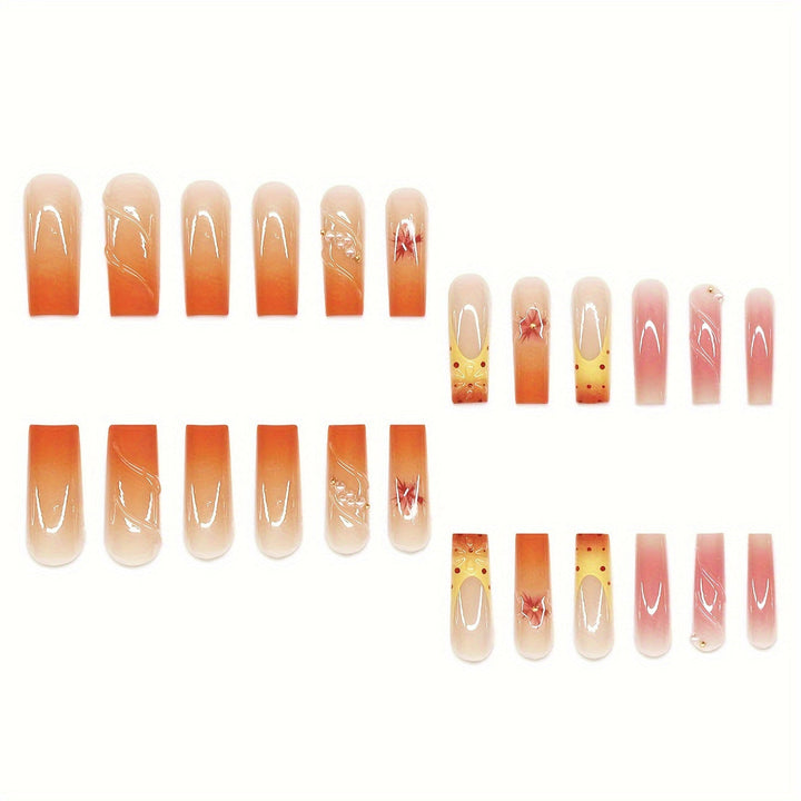 Decorative Press-On Nail Set Kalsten