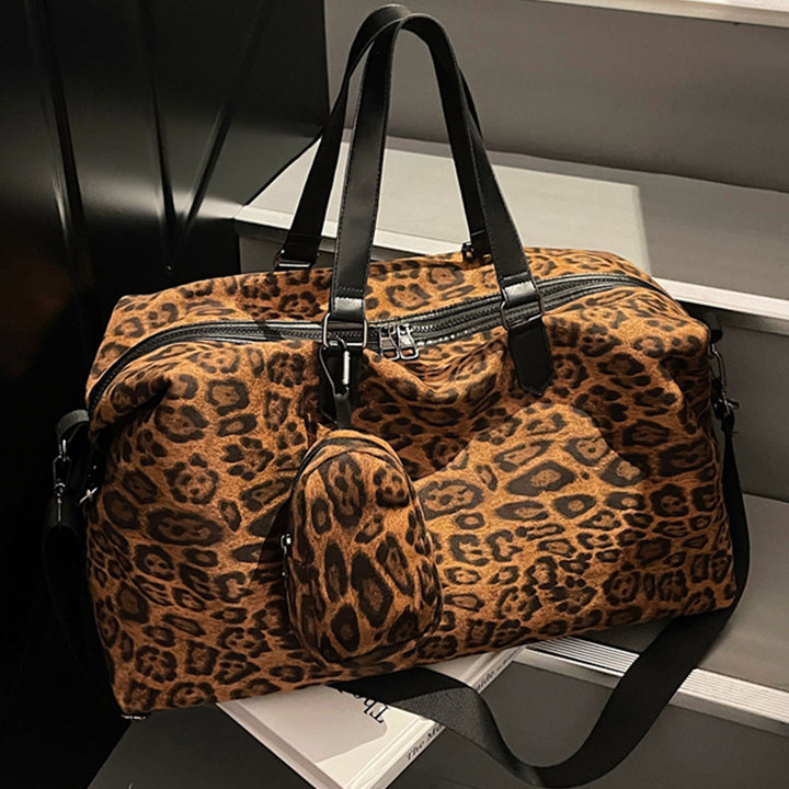 Weekend travel bag in fashionable leopard pattern Kalsten