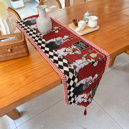 Decorative Holiday-Themed Table Runner