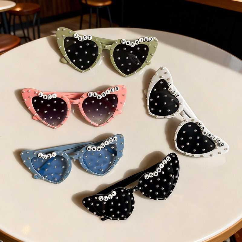 Novelty Heart-Shaped Sunglasses Kalsten