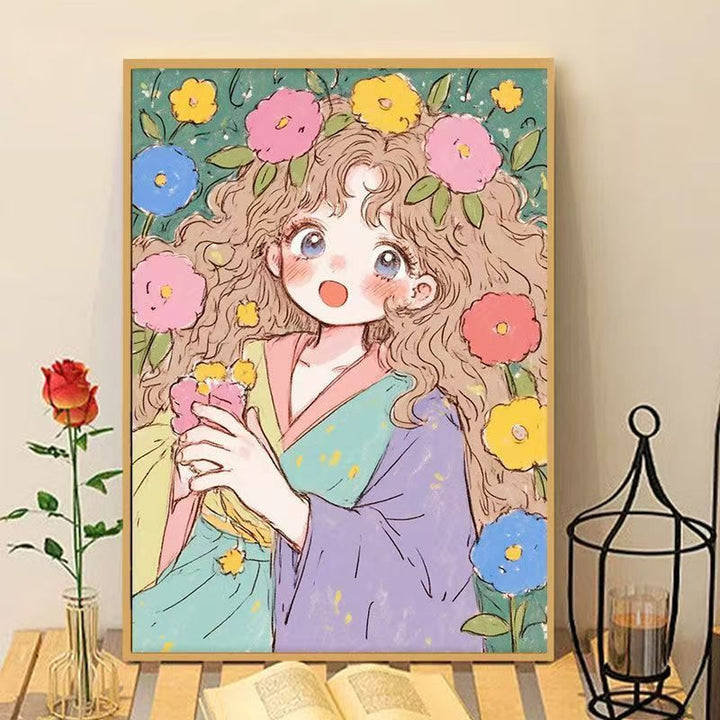 Whimsical Anime Art Print Kalsten