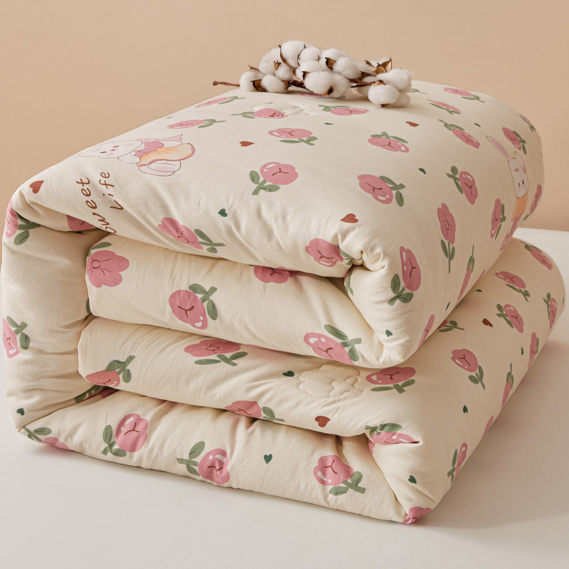 Women's cozy blanket with lovely bear pattern Kalsten