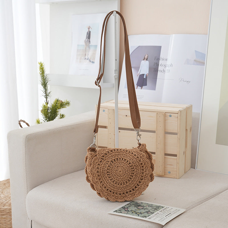 Handcrafted Round Bag Kalsten