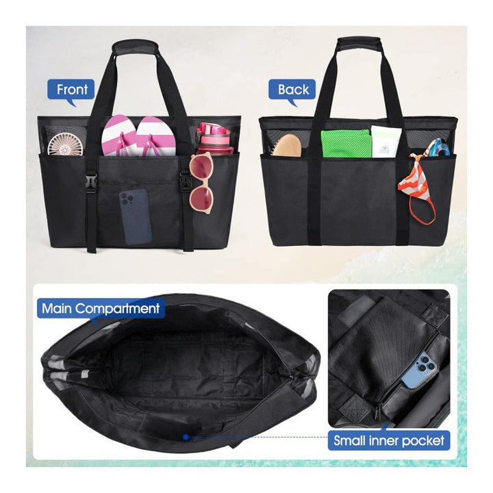Multifunctional beach bag with compartments Kalsten