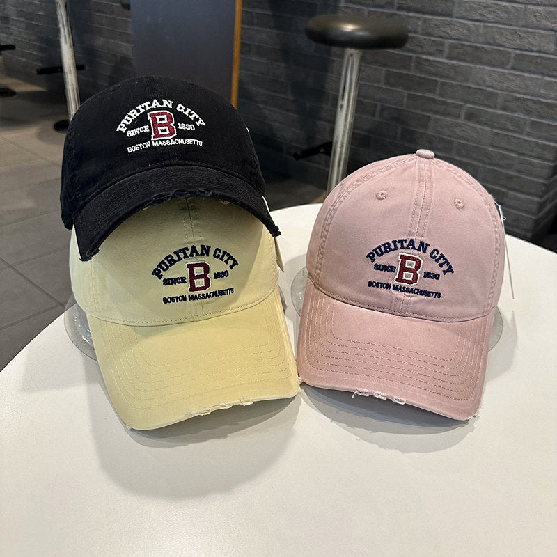 Men's Vintage-Inspired Embroidered Baseball Cap Kalsten