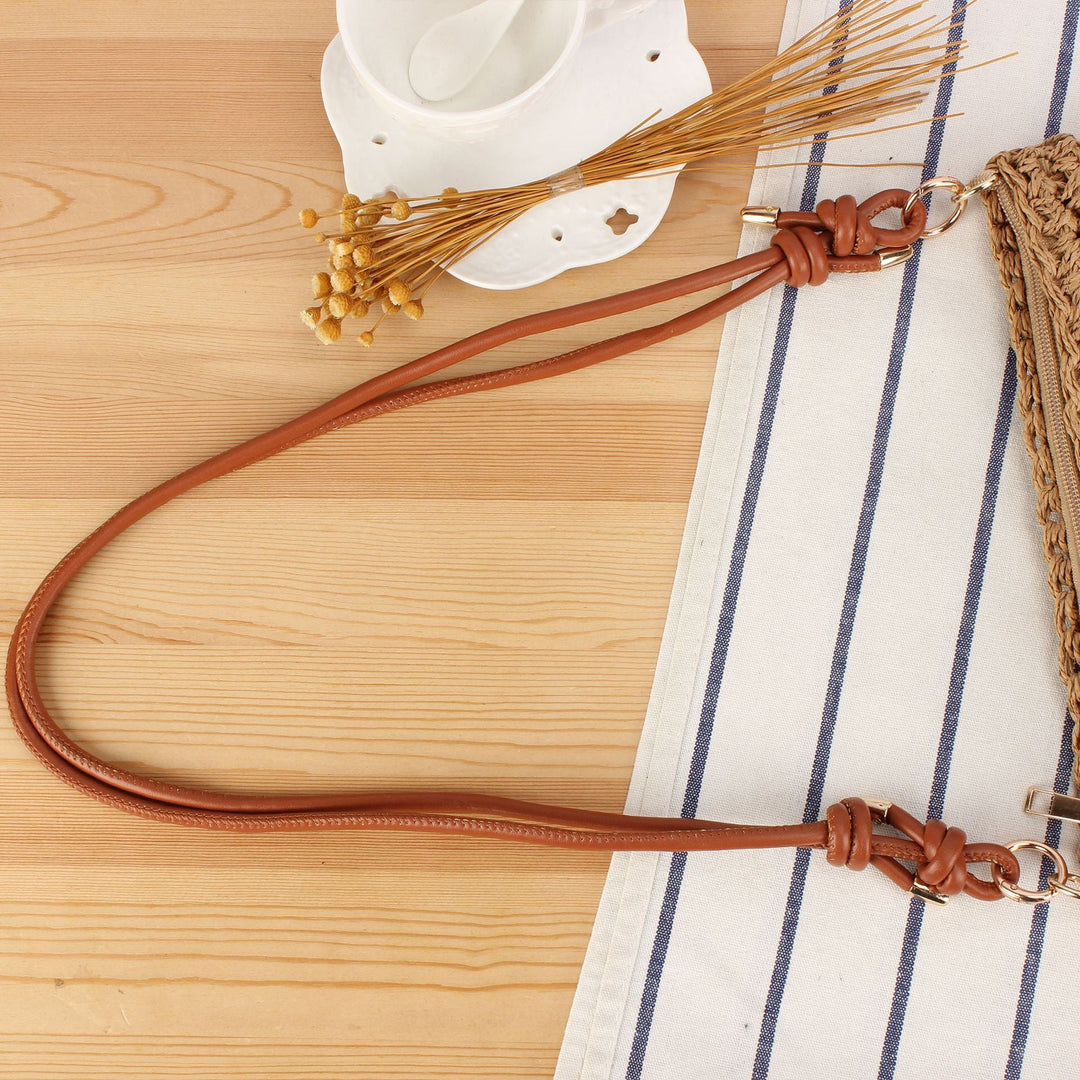 Handbag Made of Woven Natural Material with Adjustable Strap Kalsten