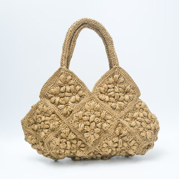 Handmade bag with floral motifs Kalsten