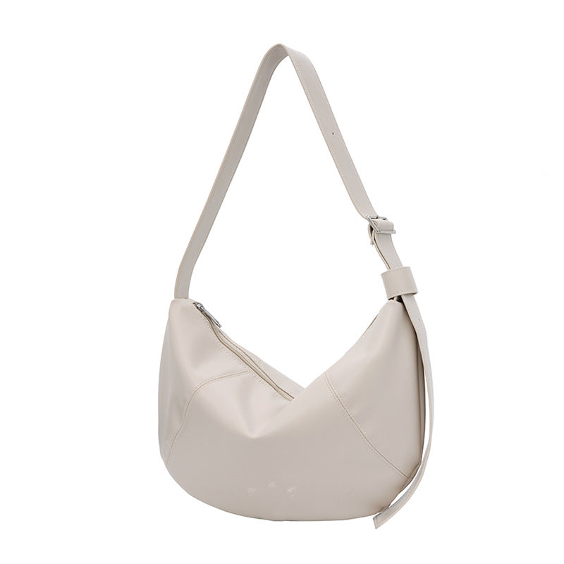 Fashionable shoulder bag with adjustable shoulder strap and sturdy zipper Kalsten