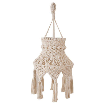 Macramé Hanging Light Fixture Acalora