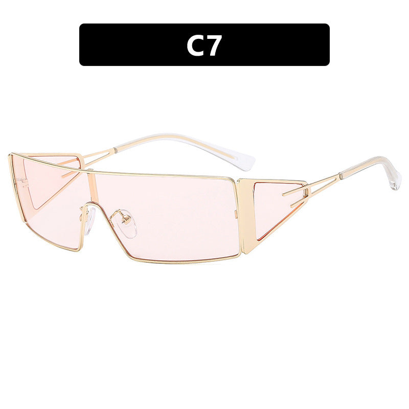 Women geometric sunglasses with futuristic design and durable frame Kalsten