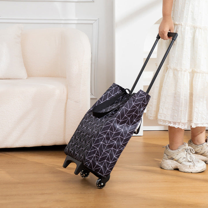Practical Rolling Bag with Floral Design Kalsten