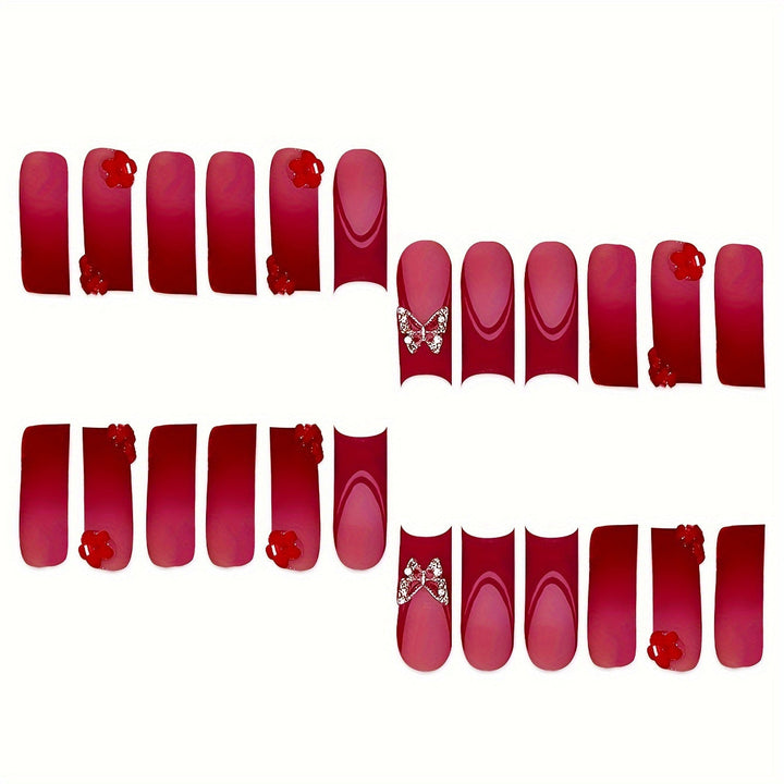 Decorative Press-On Nail Set Kalsten