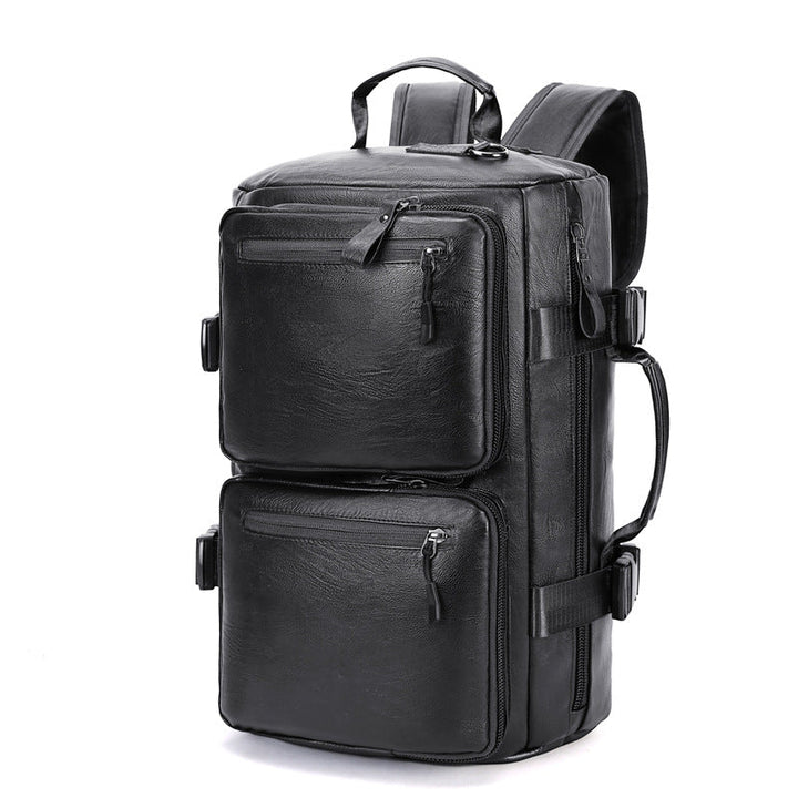 Men's stylish and functional leather backpack Kalsten