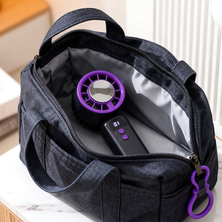 Women Portable Mini USB Fan with Digital Display Kalsten