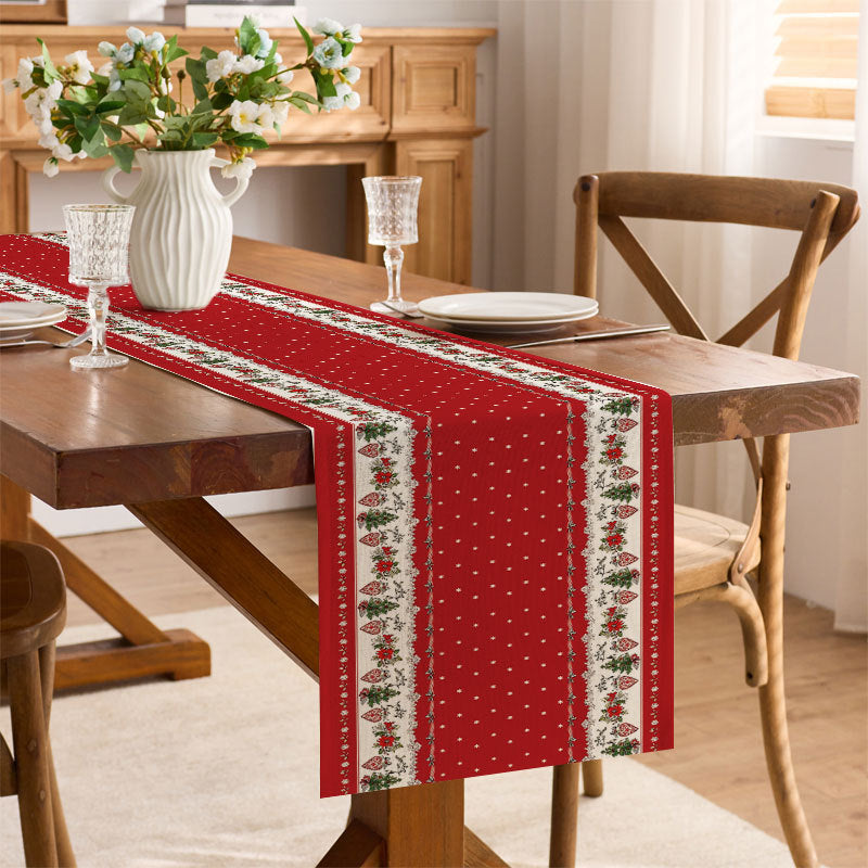 Decorative Holiday-Themed Table Runner