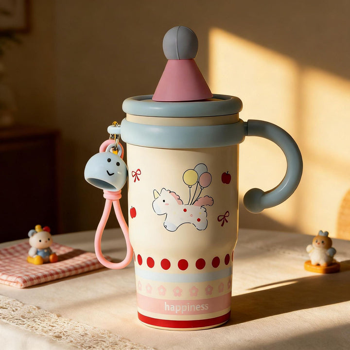 Ladies colorful and creative drinking cups with lid Kalsten