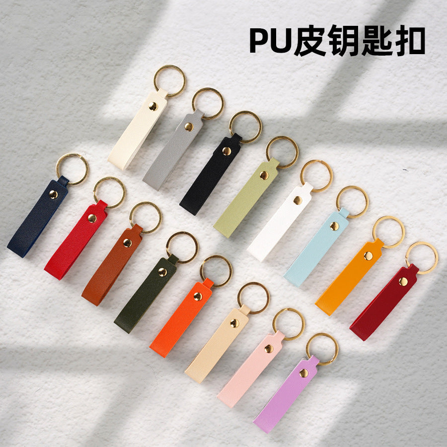 Unisex keychain made of high-quality synthetic leather with a sturdy loop Kalsten