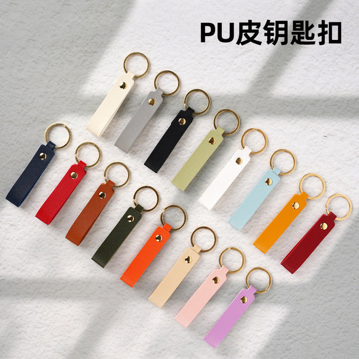 Unisex keychain made of high-quality synthetic leather with a sturdy loop Kalsten