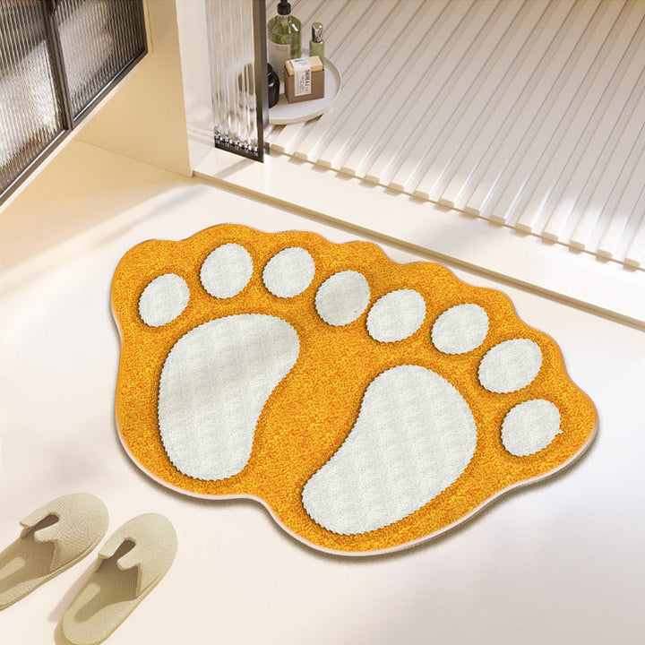 Fun Paw Print Bath Mat Kalsten
