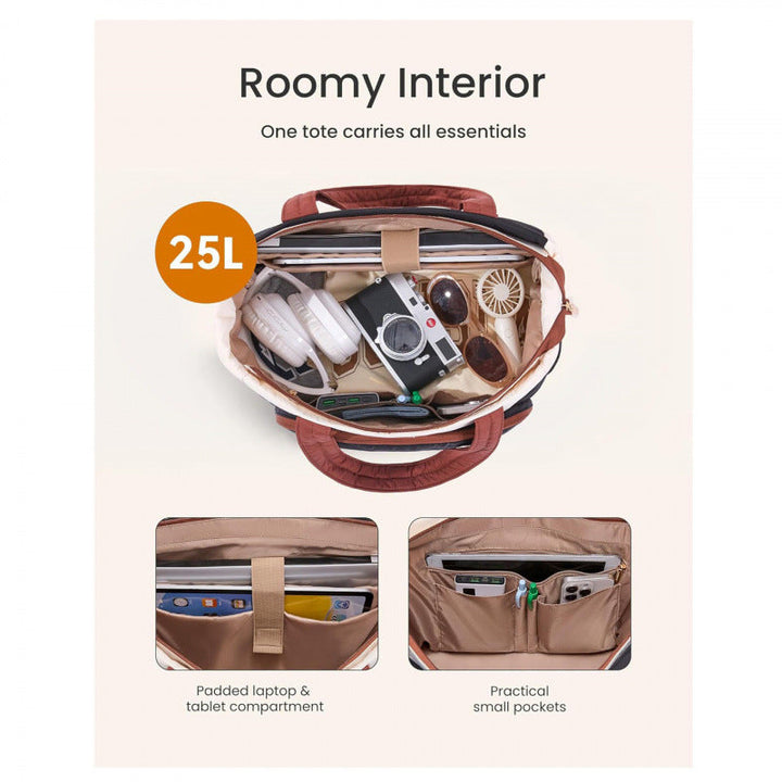 Multifunctional shopping bag with innovative interior organization system Kalsten