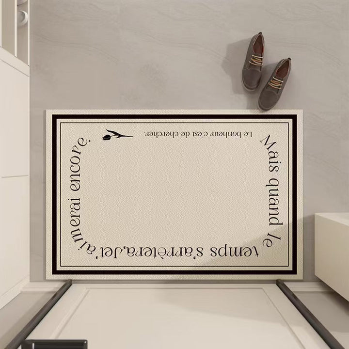 Artistic Floral Area Mat