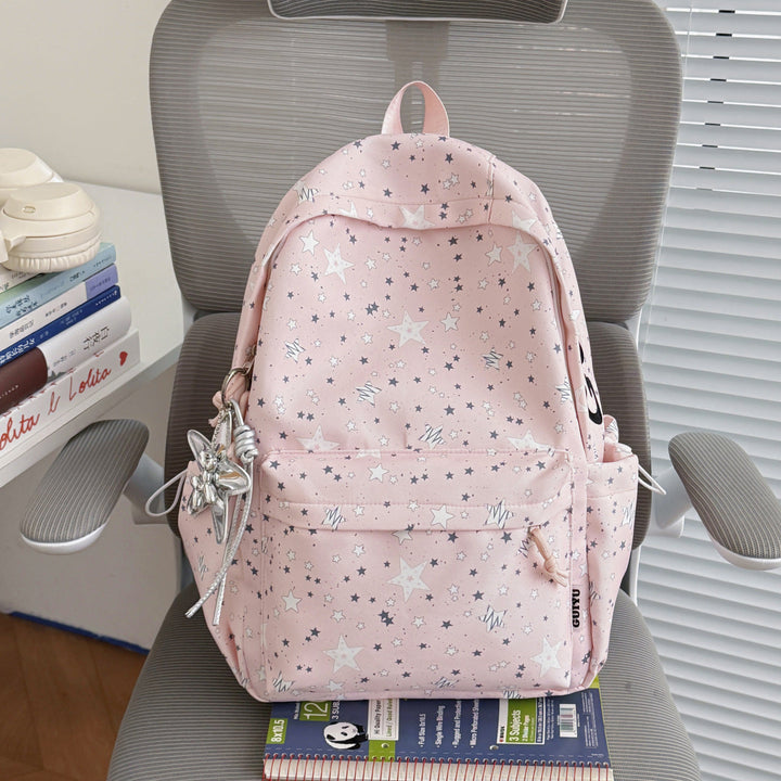 Stylish Star-Patterned Backpack
