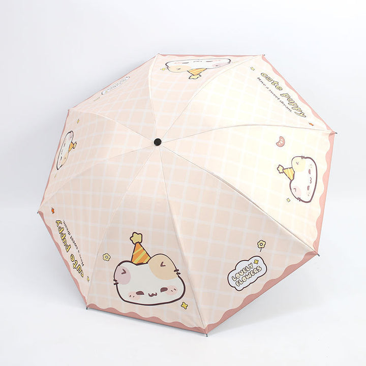 Women's Kawaii Folding Umbrella Kalsten