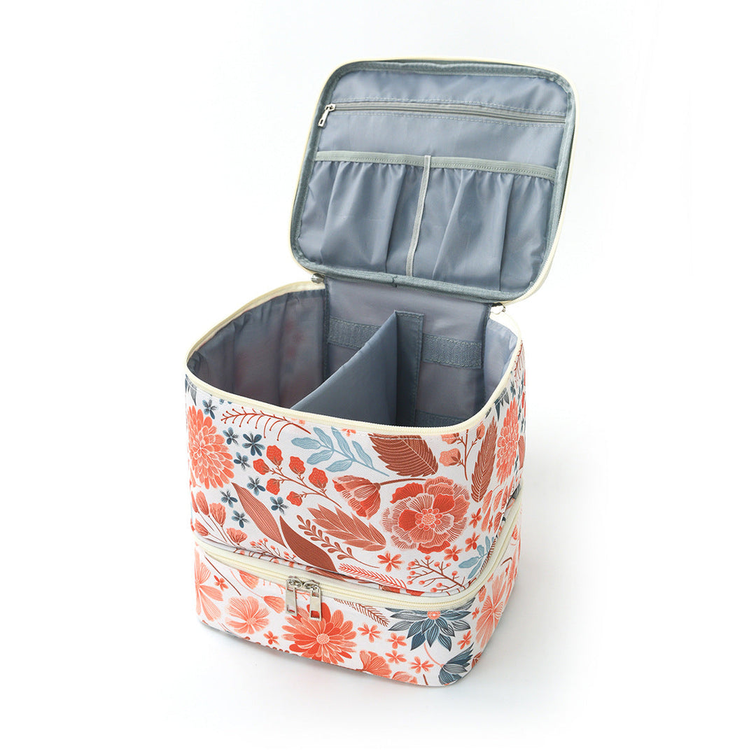Cosmetic Organizer Bag with Sealed Compartments Kalsten