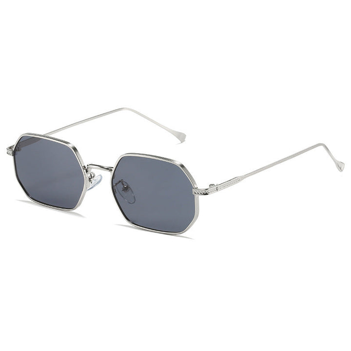 Women Octagonal Designer Sunglasses with High-Quality Metal Frame Kalsten