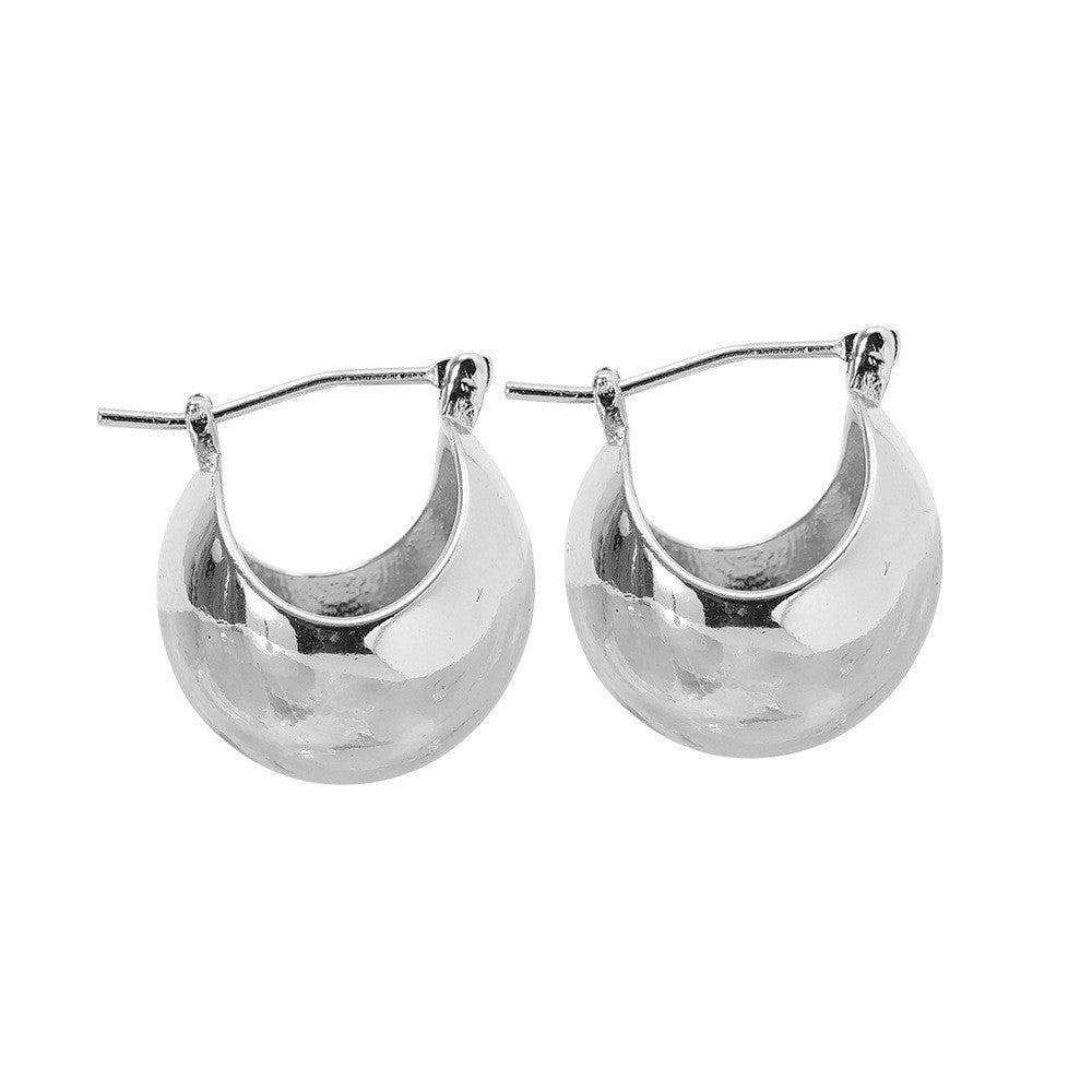 Sleek Curved Huggie Earrings Kalsten