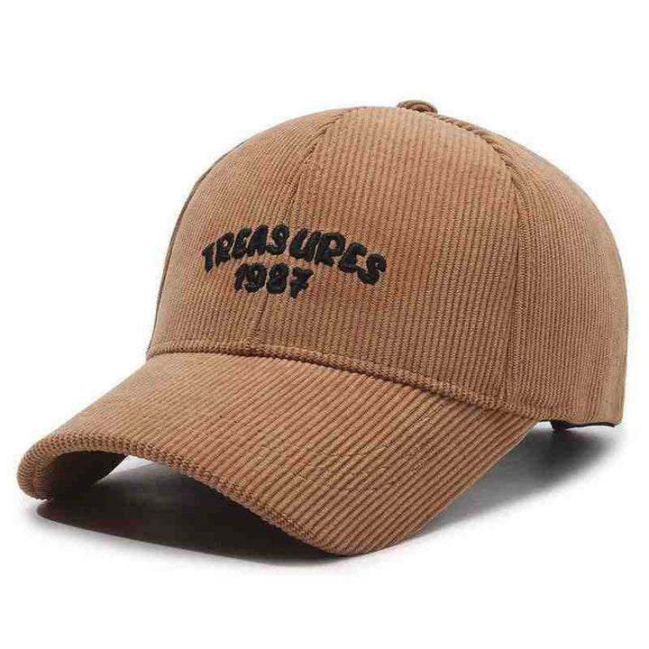 Women's Corduroy Embroidered Baseball Cap Kalsten