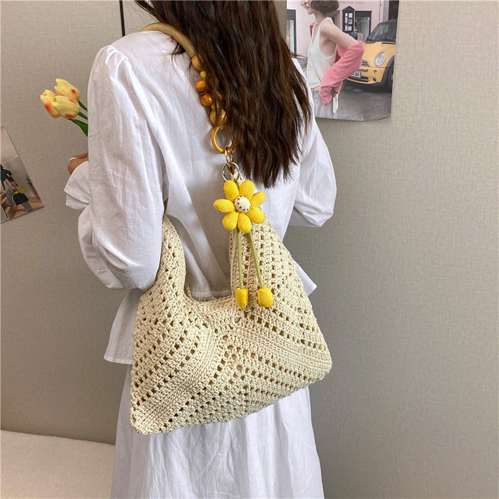 Crochet Decorative Tote Bag Kalsten
