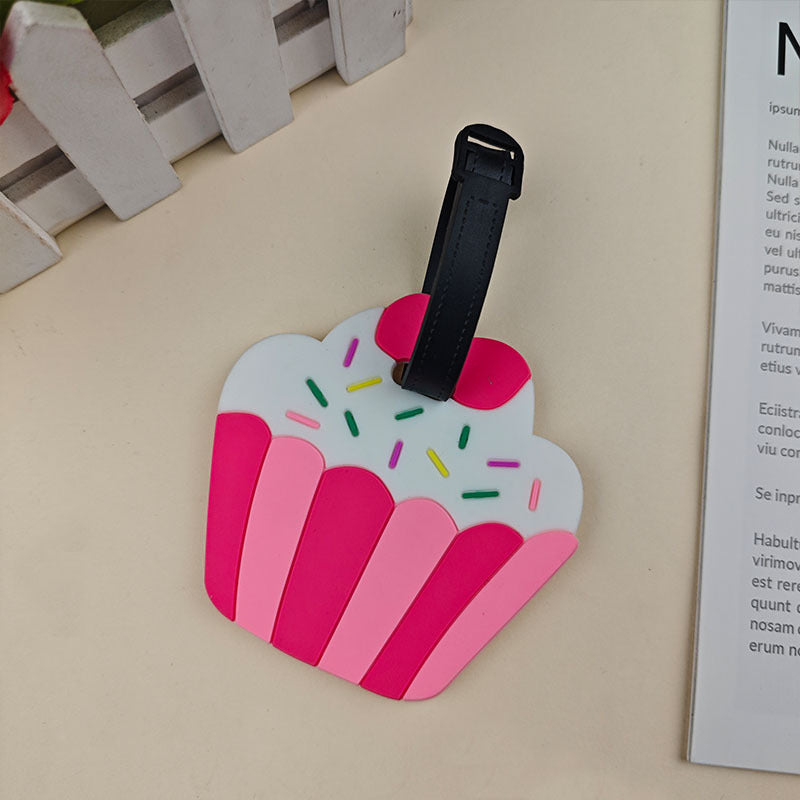 Unisex Luggage Tag in Cupcake Design Kalsten