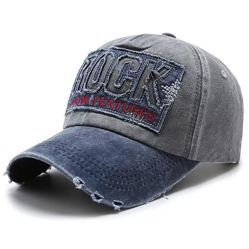 Men's Distressed Graphic Adjustable Baseball Cap Kalsten