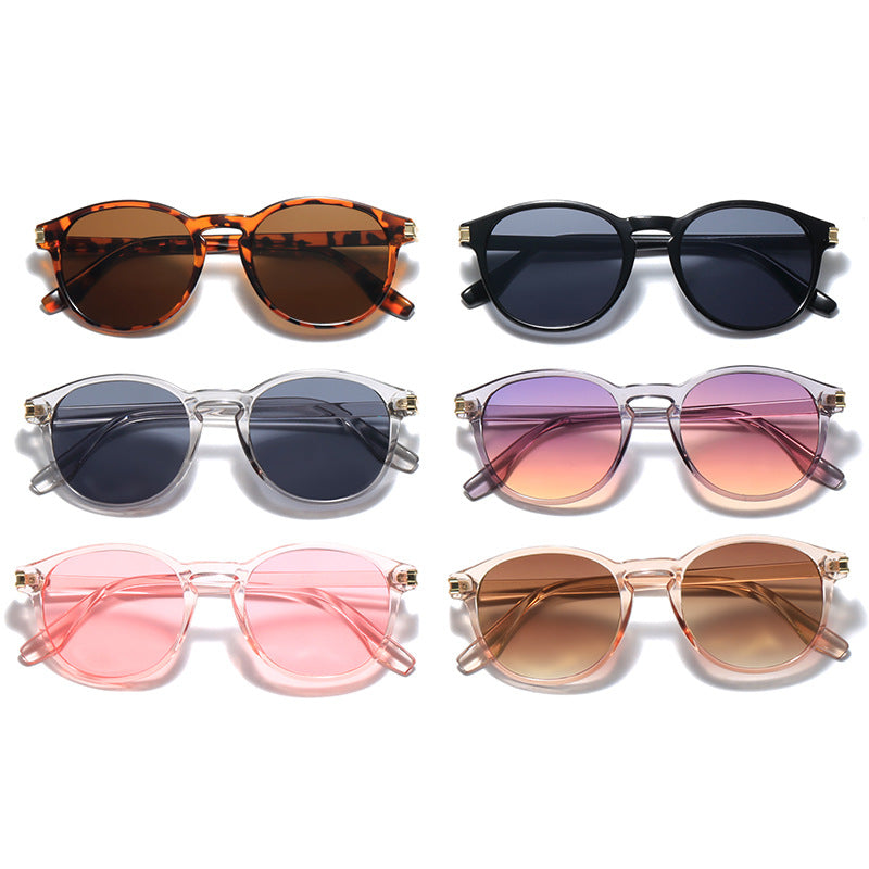 Women elegant sunglasses with transparent frame and stylish accents Kalsten