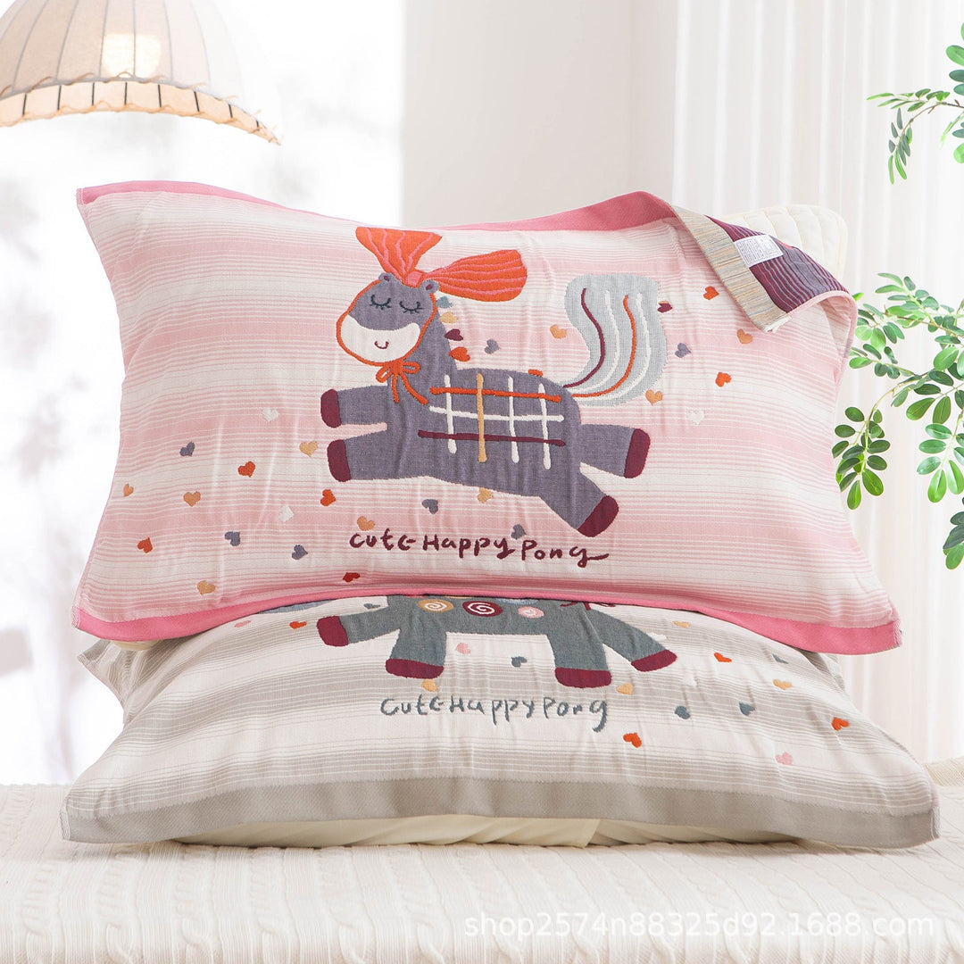 Women's pillowcase with cute horse motif Kalsten